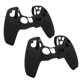 thumbnail image 2 of Sailing Funda protectora de silicona para Gamepad PS5 2 piezas de piel negra para controlador a prueba de polvo, 2 of 10