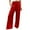Watermelon Red, variant on Fsqjgq Casual Linen Pants for Women Office Lady Business Work High Waisted Wide Leg Trousers with Pockets Plus Size Elastic Waist Pants Pink M