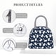 thumbnail image 4 of Easygdp Swan Bolsa de Almuerzo Insulada Grande, Forro de Aluminio, Diseño Espacioso, a Prueba de Fugas, Ideal para Trabajo, Picnics, Viajes y Actividades al Aire Libre, 4 of 6