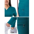 thumbnail image 5 of Adar Pro Flawless Plus Scrub Set For Women - Elevated V-Neck Top & Jogger Scrub Pants, 5 of 7