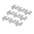 thumbnail image 2 of 30 piezas de placa de reparación de bisagras de gabinete Kit de placa de reparación de bisagras de gabinete de acero inoxidable resistente y preciso para cocina, 2 of 10