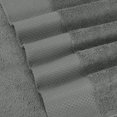 thumbnail image 4 of PiccoCasa 100% Cotton Hand Towels Soft Quick Dry 16 x 30", 2 Pack Gray, 4 of 7