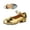 Gold, variant on Girls Tap Dance Shoes Shiny Bowknot Soft Sole Performance Shoes Red 6-7 Years