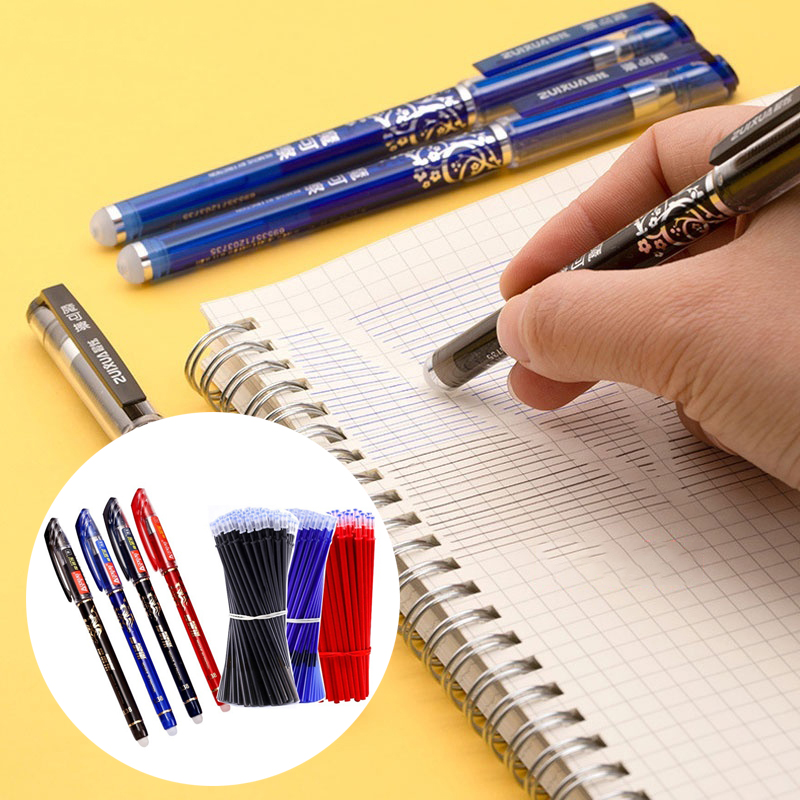 Erasable Gel Pens with 2 Pen & 32 Refill Make Mistake Disappear 0.5Mm