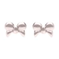 thumbnail image 2 of Meera Jewels 925 Sterling Silver Pretty Bow Stud Earrings | Tiny Cute Ribbon Earrings | Small Dainty Studs Girly Gift Jewelry | Minimal Bow Knot Earrings, 2 of 7
