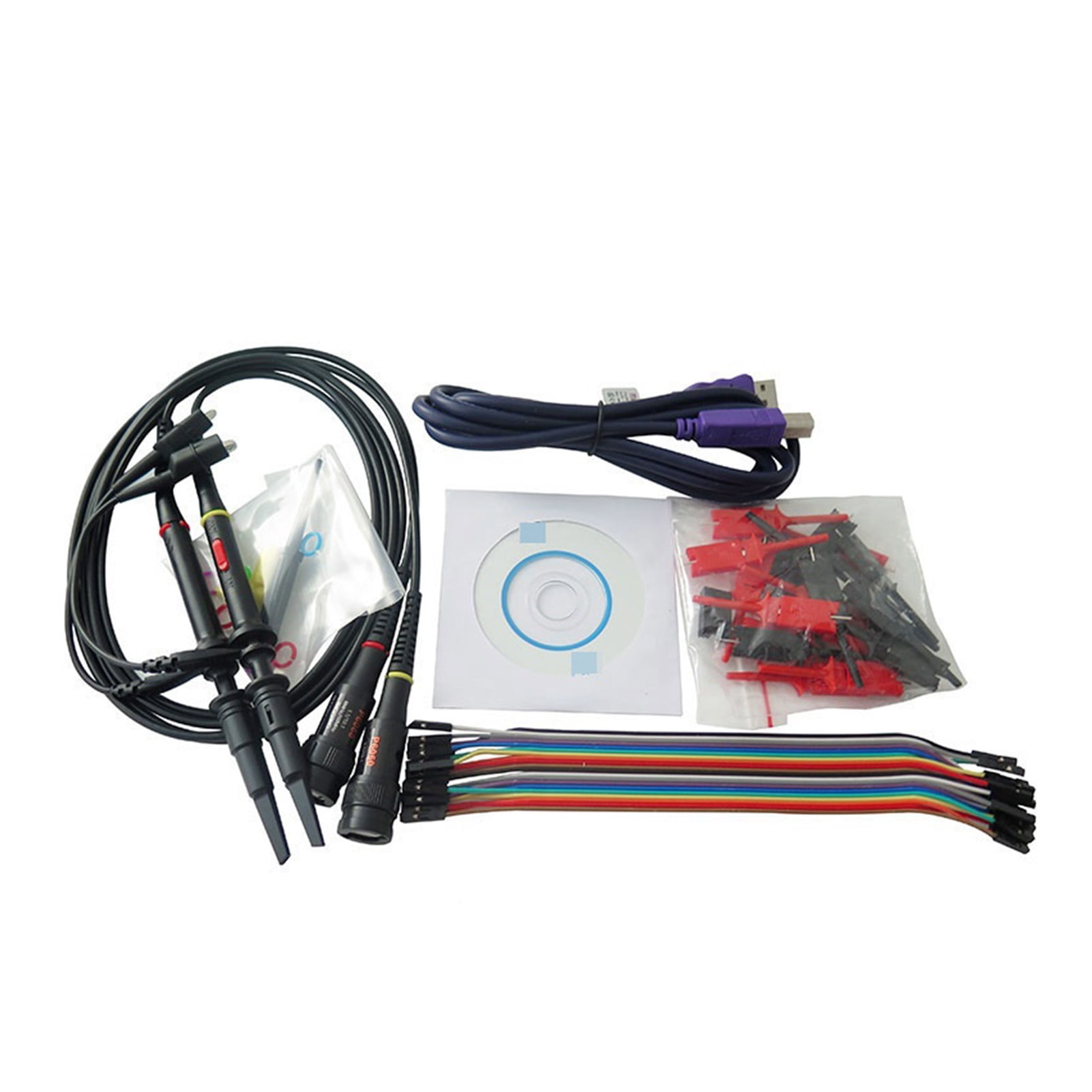 Upgrade Version MDSO-LA PC USB Analog Virtual Oscilloscope 2 Channel Logic Analyzer Bandwidth 20M Circuit Analysis