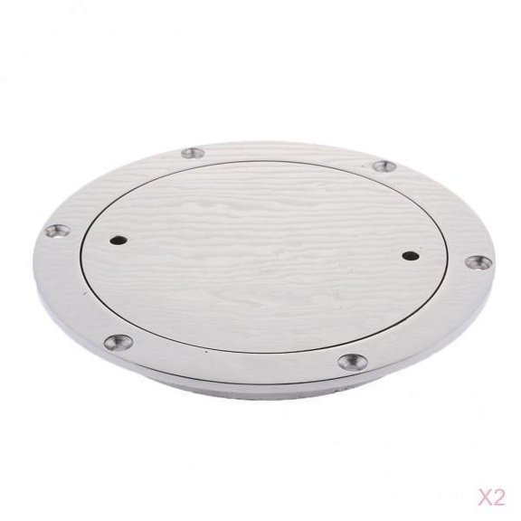 2x Barco / Marine licencia de Cubierta de material acero Inoxidable 316 Útil 123/140/176 / 197mm