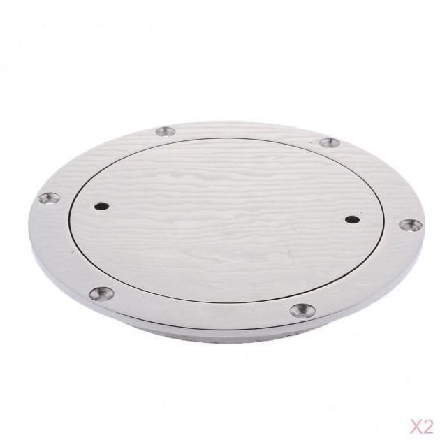 2x Barco / Marine licencia de Cubierta de material acero Inoxidable 316 Útil 123/140/176 / 197mm