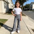 thumbnail image 4 of LvhaoGJOB Kids' Casual Pants - Soft, Elastic Waist & Pockets - Dark Gray 6-7 Years, 4 of 4