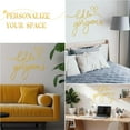 thumbnail image 3 of Decoración de pared de metal Hicarer Hello Gorgeous Gold 30 cm, 3 of 6