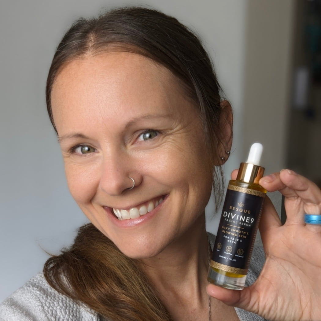 Besque DIVINE9 Firming Rejuvenation Facial Serum, Reduces Inflammation, Deeply Nourishing, Hydrating and Reparative Serum, Prevents Outbreaks 1 FI Oz