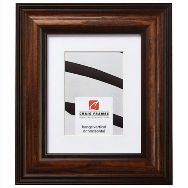 Craig Frames Potomac 24 X 32 Inch American Walnut Brown Picture Frame Matted To Display A 20 X 28 Inch Photo