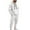 White, variant on MLQIDK Mens Big and Tall Workout Gym 2 Piece Set Athletic Track Suits Fleece Zip up Hoodie and Sweatpants Sport Tracksuits Winter Jogging Suit Lounge Outfit Dark Gray 3XL