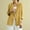 Yellow, variant on TMOYZQ Cotton Linen Blazer for Womens Long Sleeve Loose Casual Blazer Jackets