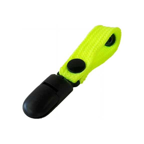 Hydration Backpack Drink Tube Lanyard Clip - Fluorescent Yellow
