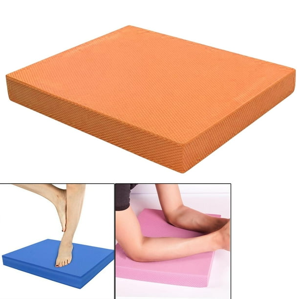 Portable TPE Yoga Mat Board Soft Stability for Pilates Fitness Adults Orange Walmart