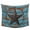 Blue, variant on Western Star Retro Tapestry for Bedroom Wall Hanging Tapestry, Country Farmhouse Brown Wooden Grain Ceiling Backdrop Tapestries Poster Blanket Wall Decor for Teens Room Living Room Dorm 59" x 79"