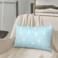 thumbnail image 5 of Sikiie Cute Bunny Print Plush Pillow Cover, Wrinkle-proof and Stain-resistant Pillow Protector without Pillow Core, Home Decoration-20"x30", 5 of 6