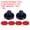 Dark Blue, variant on Uxcell 2Pcs Air Hockey Pusher 75mm with Pad and 4Pcs Air Hockey Pucks Handles Paddles Replacement Accessory