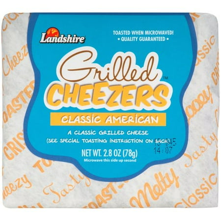 Landshire Classic American Grilled Cheezers Sandwich, 2.8 oz