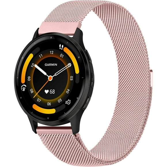 shiyou-Metal Bands for Garmin Vivoactive 4 Watch Band, Garmin Venu 3 / Venu 2 Watch Band Women Men, 22mm Stainless Steel Replacement Strap for Garmin Venu 3, Venu 2, Vivoactive 4, Forerunner 745 / 26