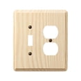 thumbnail image 1 of Amerelle 401TD Contemporary 1 Toggle &amp; 1 Duplex Outlet Wall Plate  Ash, 1 of 3