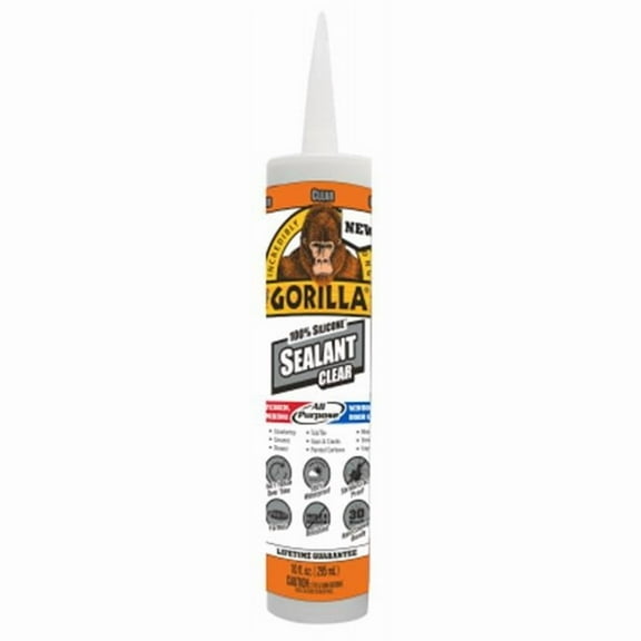 Gorilla Glue  10 oz Caulk, Clear