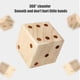 thumbnail image 3 of Juego De Dados Grandes De 9Cm, Juegos Divertidos Para Exteriores, Juegos De Dados De Madera Para Niños Y Adultos 1 Uds Yuarrent AP005775-00, 3 of 6