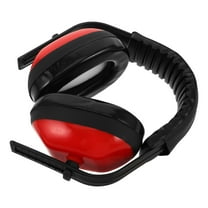 Homoyoyo Red Noise Cancelling Ear Muffs for Studying, Working, Dormitory Use, Comfortable and Hearing