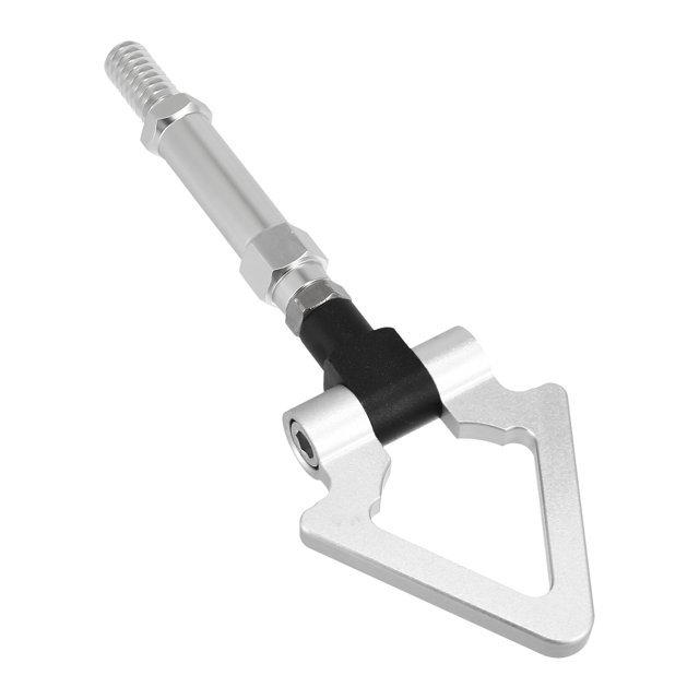 Tornillo de Parachoques Unique Bargains Tono Plateado Triángulo Delantero Trasero