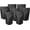 Matte Black Stand Up Bag, variant on 100 Pack Matte Black Mylar Flat Bags - 6.3x9.4 Inches Resealable Smell Proof Foil Zipper Food Pouches - Sealable Flat Packaging Sample Pouch Bag