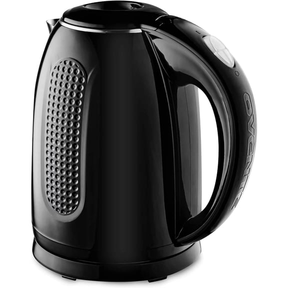 Ovente 1.7L Electric Kettle, Double Wall 304 Stainless Steel Water Boiler, Auto Shut-Off and Boil-Dry Protection, Stay-Cool Exterior, BPA-Free, Cordless