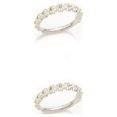 thumbnail image 2 of Minnieouse Anillos de flores para mujer, anillo Floral para nudillos de boda para mujer, joyería para dama de honor, anillo para novia, Type2 NO2, 2 of 6