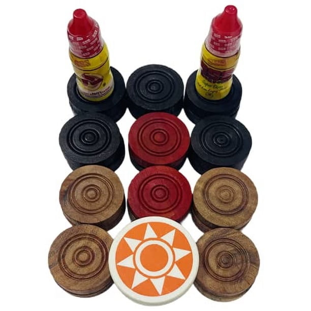 Juego de mesa Carrom Pam Herbals Professional Junior de 6 mm