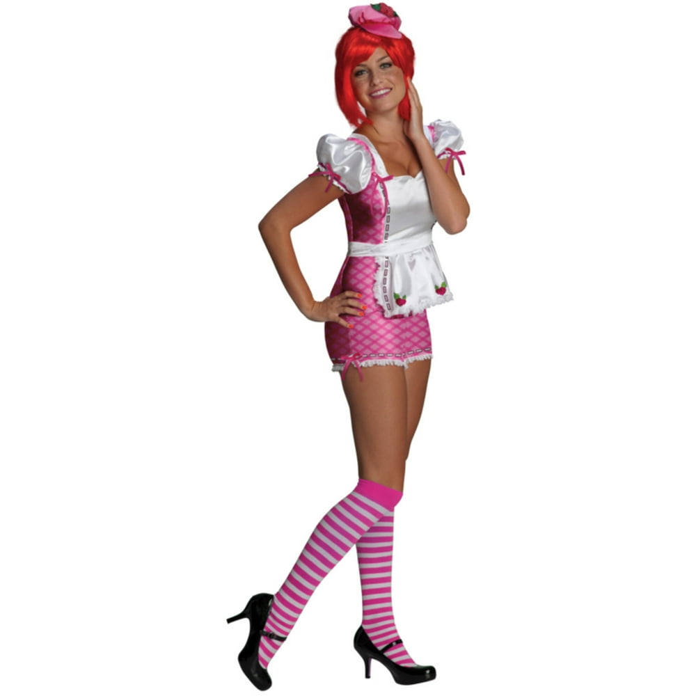 Womens Adult Strawberry Shortcake Raspberry Tart Costume