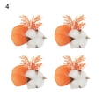 thumbnail image 2 of Neinkie 4Pcs Fall Themed Napkin Rings: Harvest Maple Fruit Maple Pumpkin Berry Napkin Rings Thanksgiving Napkin Rings Fall Harvest Napkin Rings Theme Thanksgiving Dinner Fall Gathering, 2 of 2
