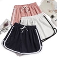 thumbnail image 3 of New Sports Style Three-point Shorts Yoga Thin Loose Pockets Plus Size Shorts Women Hot Pants Pajamas Girlspangjing, 3 of 4