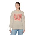 thumbnail image 7 of Softball Sweatshirt Gifts Crew Neck Shirt Long Sleeve Unisex, 7 of 7