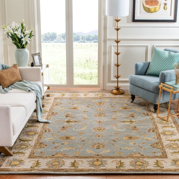 Safavieh Heritage Bruce Oriental Area Rug, Light Blue/Beige, 2' x 3'