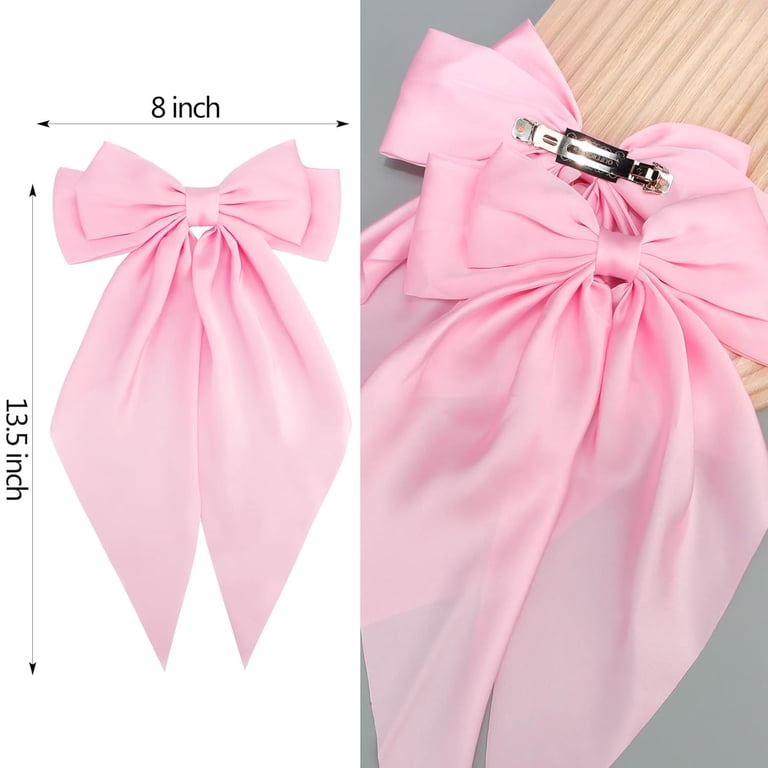 3PCS Satin Large Hair Bows Big Oversized Giant Bow Hair  display picture 1