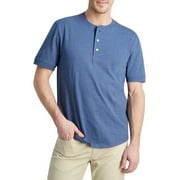 Chaps Men's Short Sleeve Coastland Wash Henley T-shirt-Size XS-2X