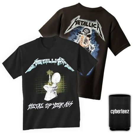 Metallica T-Shirt Metal Up Your Ass T-Shirt + Coolie (Best Celebrity Male Ass)