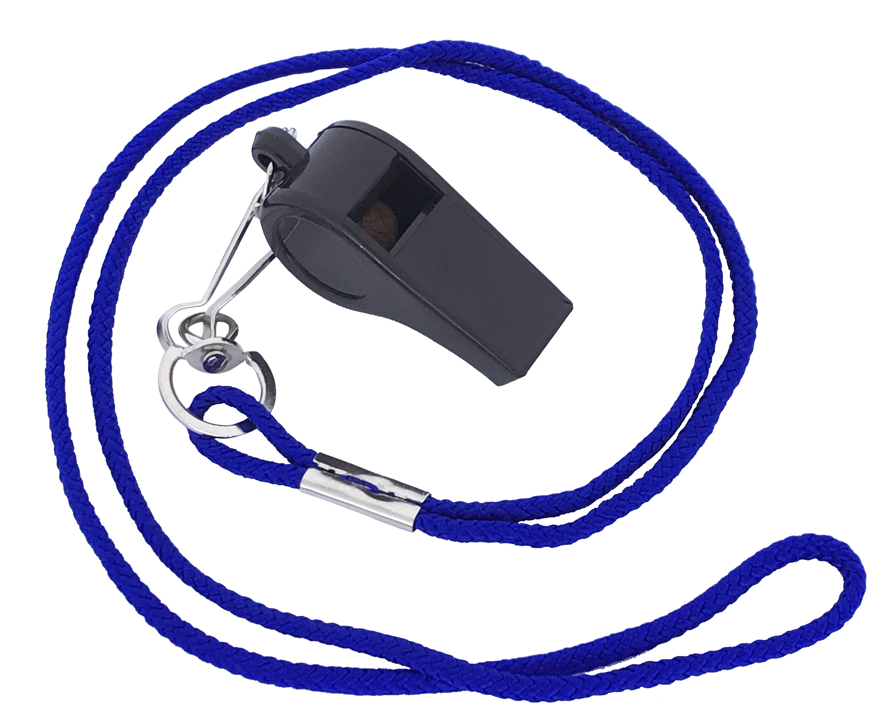 Cannon Sports HiImpact Plastic Whistle with Lanyard, Blue Walmart