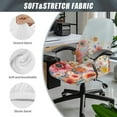 thumbnail image 6 of HELLHERO Flower Print Soft Rotating Chair Slipcover Computer Chair Cover Dustproof Anti Scratch Elastic Office Chairs Cover, 6 of 7