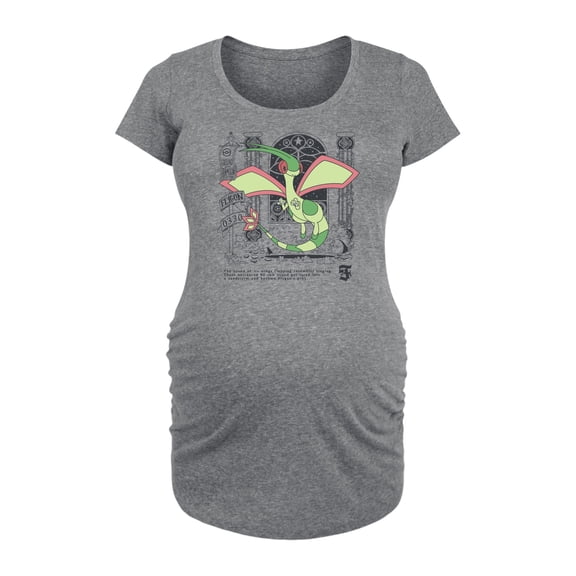 Pokémon - Flygon Medieval - Maternity Scoop Neck Tee