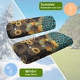 thumbnail image 6 of Aplkyhs Sunflower Leopard Seat Bottom and Backrest Cushion for Club Car Bench Chair Cover Golf Cart Seat Cover Sun Proof Golf Cart Body Kit Club Car Seat Covers with Elastic Band, 6 of 7
