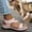 #415-Pink, variant on Women's Fashion Casual Sandals – Comfortable Round-Toe Slip-On with Hook-and-Loop Strap & Thick Heel for Beachwear, Spring Summer Outdoor Footwear