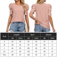 thumbnail image 2 of Camiseta Mujer Camiseta holgada de verano Moda Hollow-out Camiseta para mujer Ropa femenina (Rosa claro S) Ygjytge para Mujer Rosa claro T L, 2 of 7