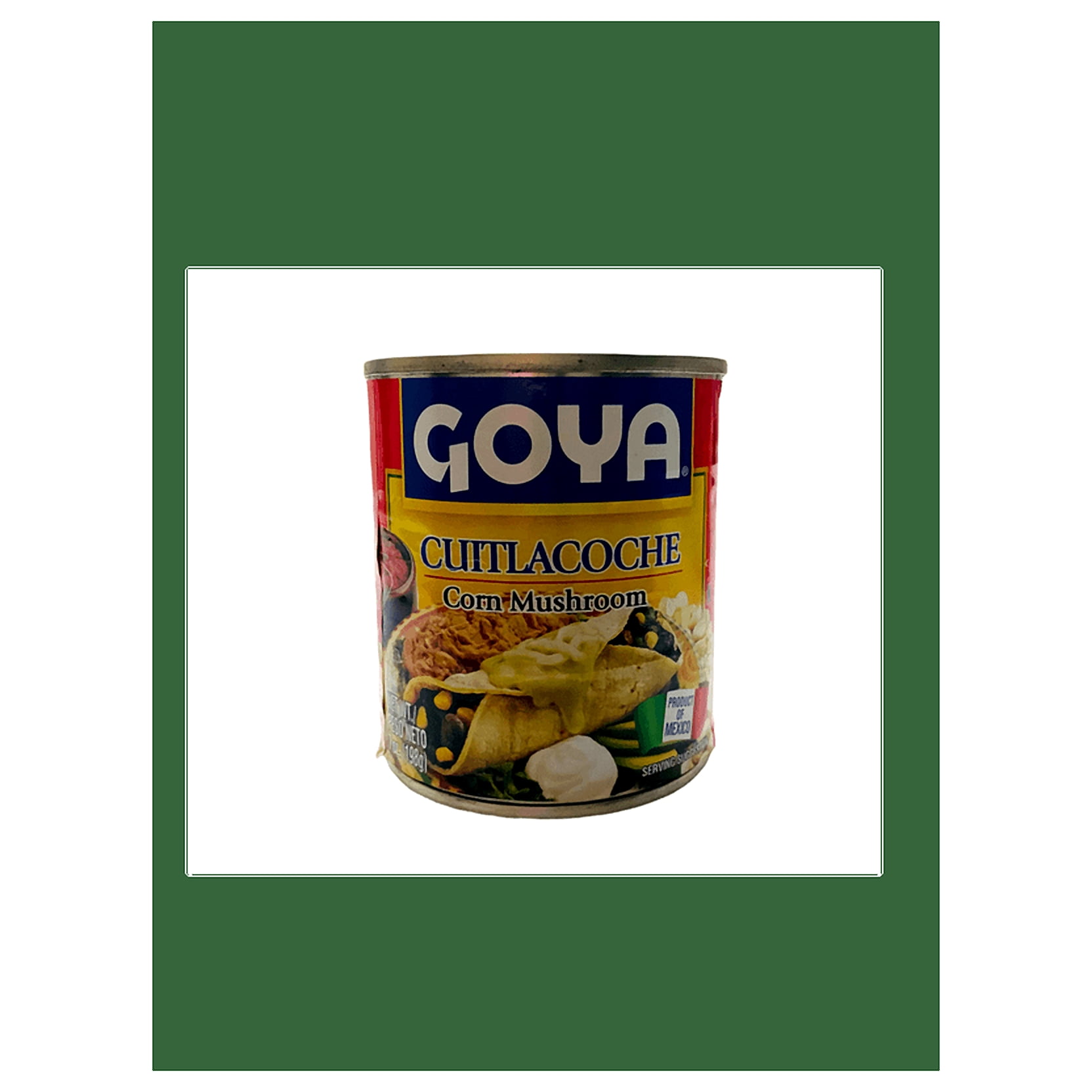 Goya Corn Mushroom Canned Vegetables, 7 Oz, Pack of 4