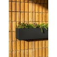 thumbnail image 6 of Veadek Geo Series Trough Hanging 32" Planter - Black, 6 of 10